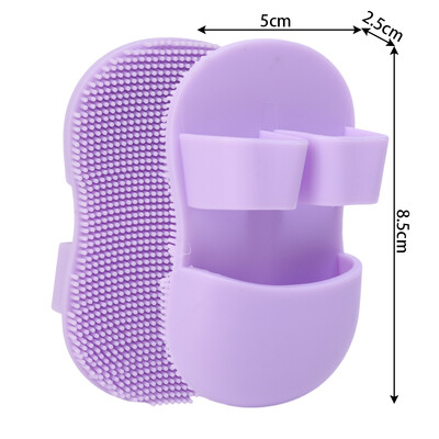 Mini Finger Face Wash Brush Μαλακή σιλικόνη, βαθιά καθαροί πόροι Αφαιρεί τα νεκρά κύτταρα του δέρματος Πινέλα μακιγιάζ Σαμπουάν μωρού Βούρτσα μπάνιου μωρού