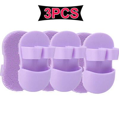 Mini Finger Face Wash Brush Μαλακή σιλικόνη, βαθιά καθαροί πόροι Αφαιρεί τα νεκρά κύτταρα του δέρματος Πινέλα μακιγιάζ Σαμπουάν μωρού Βούρτσα μπάνιου μωρού