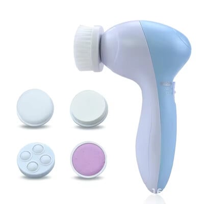 Prenosný čistič hlbokých pórov, ktorý sa dá použiť na telo, vodeodolný čistič tváre, rotačná kefka na tvár, exfoliačná kefka na umývanie tváre