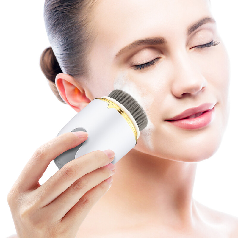 Elektromos ultrahangos arctisztító kefe 3 az 1-ben tisztító arckefe 360 forgó mélytisztító kefe Arcbőrápoló eszközök
