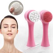 Dvipusis veido valiklis Inkštirų šalinimo produktas Rankinis masažo porų valiklis Šveičiamasis veido šepetėlis Veido šepetėlis