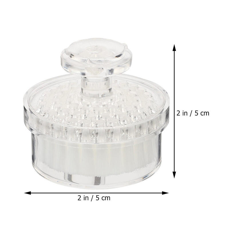 Hordozható arctisztító kefe Arcmasszírozó tisztító Arctisztító kefe fedéllel Mélymosó tisztítóeszköz