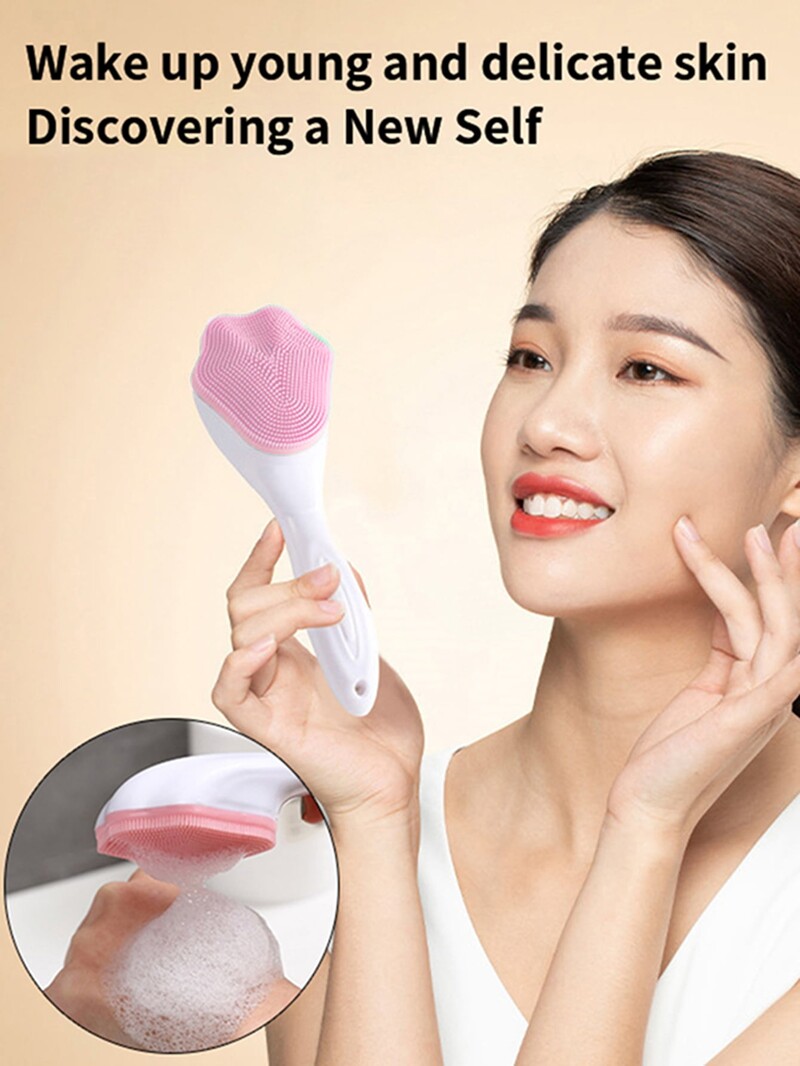 Четка за лице със силикагел, почистващ препарат за пори за лице, ексфолираща четка за лице, почистващ препарат за лице, четка за отстраняване на черни точки, инструмент за почистване на лицето