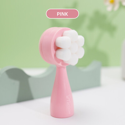 Brainbow veido prausimo šepetėlis dvipusis rankinis masažo valiklis giliai valantis poras silikoninis minkštas veido plovimo įrankis