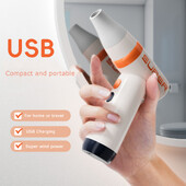 Bezdrôtový ručný ventilátor mini fén na vlasy s USB nabíjaním prenosný fén na vlasy pre domáce spotrebiče, prach, vonkajšie nafukovacie