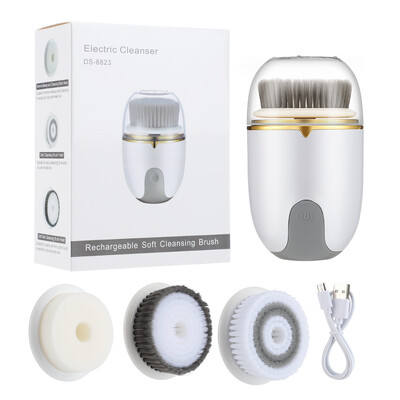 Elektrinis veido valymo šepetėlis inkštirų šalinimo ultragarsu veido poras 360 Rotate Deep Cleansing Exfoliating Beauty Instrument
