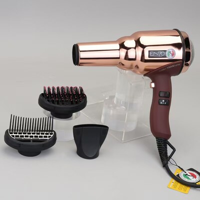 Galingas 8000 W plaukų džiovintuvas joninis plaukų džiovintuvas, prailgintas kintamosios srovės variklis, 2 greičių / 3 šilumos nustatymas, vėsinimo išjungimo mygtukas, greitai džiūstantys neigiami jonai