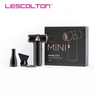 Naujas belaidis plaukų džiovintuvas Daugiafunkcis lauko kepsninės anglies pūtimas dulkių šalinimo nešiojamas įkraunamas didelės spartos plaukų džiovintuvas