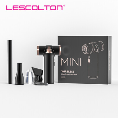 Naujas belaidis plaukų džiovintuvas Daugiafunkcis lauko kepsninės anglies pūtimas dulkių šalinimo nešiojamas įkraunamas didelės spartos plaukų džiovintuvas