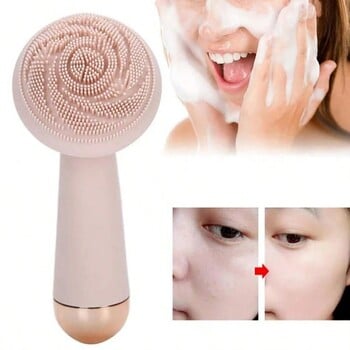 Ηλεκτρική βούρτσα σιλικόνης Facial brush Skin Massager Wireless Charging Cleansing Αδιάβροχη δόνηση Beauty Instrument Care