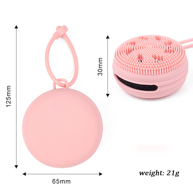 Szilikon tisztítókefe Arcradír mélytisztító masszázskefe mitesszer eltávolító arctisztító miniatűr bőrápoló súroló