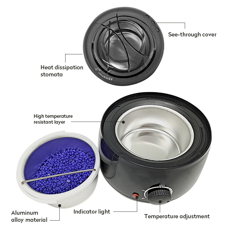 Stroj za uklanjanje dlačica Grijač voska Depilator Epilator Otopljeni vosak Depilacija parafinom Grijač voska Stroj za grijanje zrna