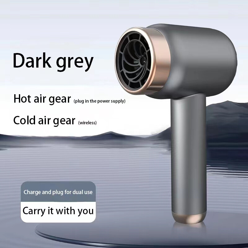 Uscător de păr fără fir Încărcare Uscător de păr reîncărcabil cu USB portabil Uscător de păr de călătorie pentru salon de coafură cu uscare rapidă de înaltă putere