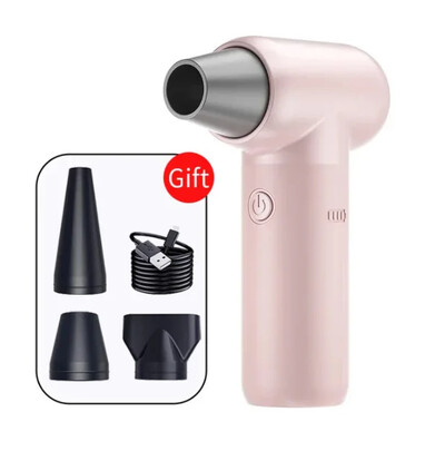 Belaidis plaukų džiovintuvas 180 000 RPM vėjo greitis 50 m/s, skirtas automobilio klaviatūrai, kompiuterio valymui plaukų džiovintuvas, didelio našumo elektrinis pūstuvas