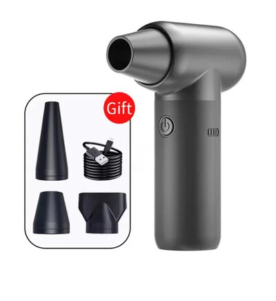 Belaidis plaukų džiovintuvas 180 000 RPM vėjo greitis 50 m/s, skirtas automobilio klaviatūrai, kompiuterio valymui plaukų džiovintuvas, didelio našumo elektrinis pūstuvas