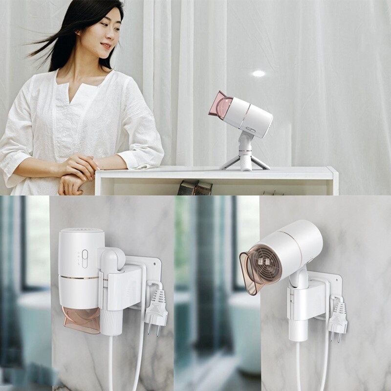 Plaukų džiovintuvas Negative Ion Hair Care Stalinis stiprus vėjas karšto ir šalto oro šepetys greitai džiūstantiems plaukams sulankstomas plaukų džiovintuvas