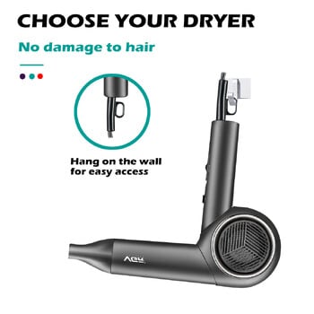 VGR Hair Dryer Professional Στεγνωτήρας Μαλλιών Προσαρμογή ζεστού και κρύου Μηχάνημα πιστολάκι μαλλιών Negative Ion Hair Dryers Home Appliance V-420