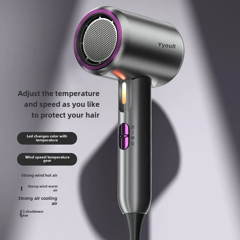 Nešiojamas buitinis plaukų džiovintuvas bendrabučio studentų elektrinis plaukų šalinimo aparatas Viešbučių plaukų džiovintuvas nekenksmingas joninis vėjas