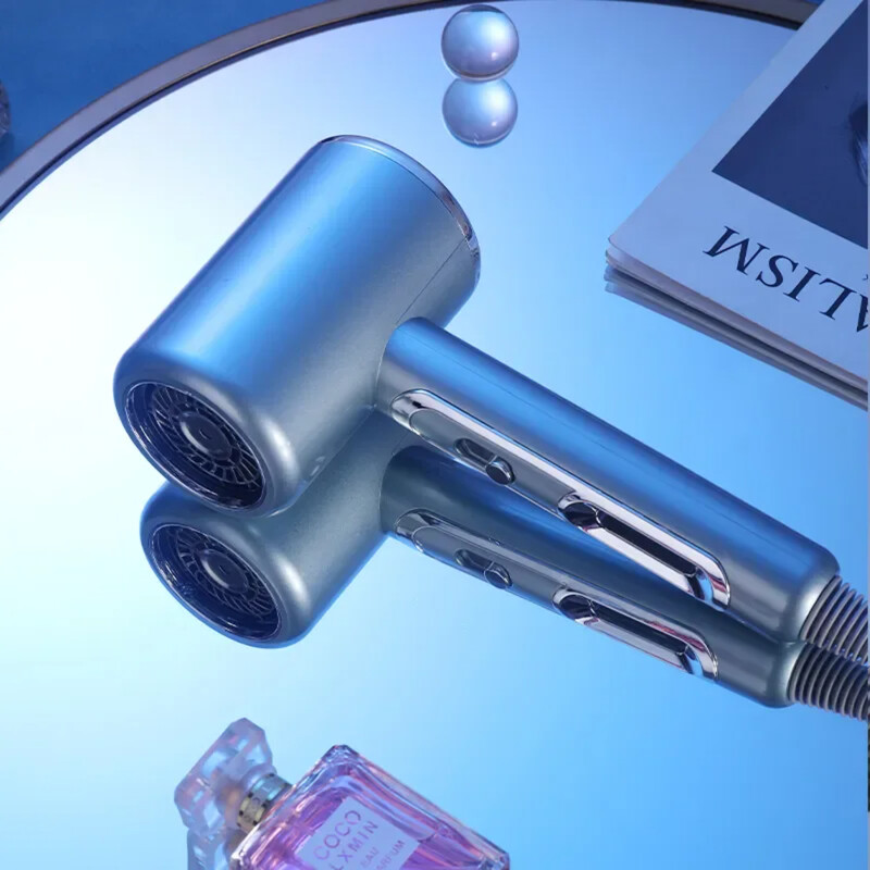 Tugeva tuulekiiruse ja madala müratasemega reisiföön kiireks kuivamiseks, kvaliteetne 1600 W juuksehooldustööriist sileda õhuotsikuga