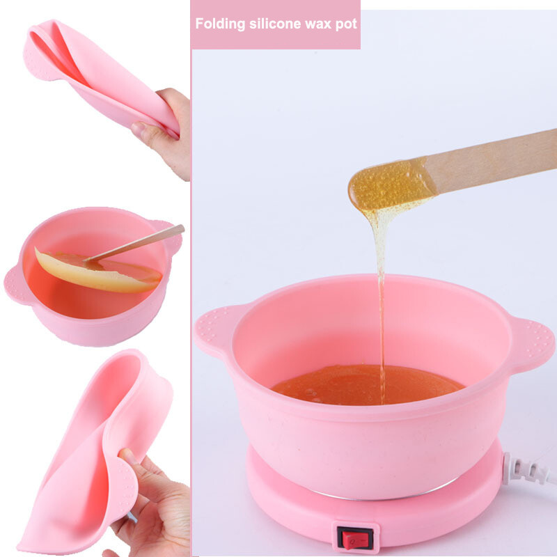 Nešiojamas sulankstomas vaško terapijos aparatas 110V 220V greito kaitinimo vaško lydymo aparatas viso kūno plaukų šalinimui vaško lydymo aparatas