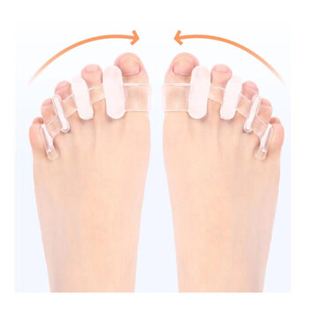 Σιλικόνη Gel Silicone Thumb Corrector Bunion Foot Toe Hallux Valgus Protector Separator Finger Straightener Adjuster Foot Care Tools