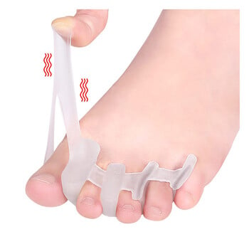 Σιλικόνη Gel Silicone Thumb Corrector Bunion Foot Toe Hallux Valgus Protector Separator Finger Straightener Adjuster Foot Care Tools