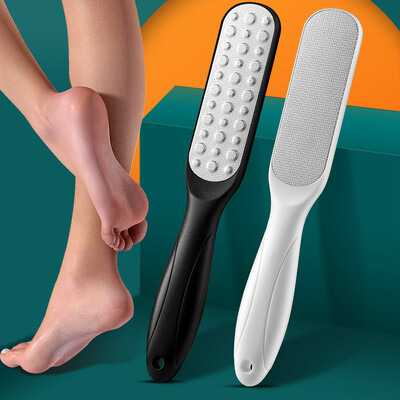 1 gab. Divpusējā pēdas vīle Profesionālā Rasp Heel Grater Hard Dead Skin Callus Remover Pedikīra vīle pēdu rīve