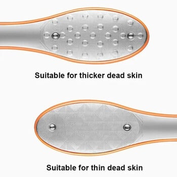 Педикюр Инструменти за грижа за краката Пила за крака Рашпила Мазоли Комплекти за премахване на грижа за кожата на мъртвите крака Неръждаема стомана Професионални двустранно чисти