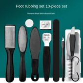 Profesionāls pedikīra komplekts Profesionāls pedikīra rīku komplekts-Pēdas Rasp Foot Dead Skin Remover Mājas un salona kopšanas rīku komplekts