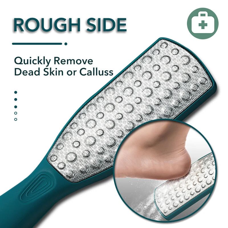 Profesionalna rašpica za stopala od nehrđajućeg čelika Ribelica za pete za stopala Sredstvo za uklanjanje žuljeva Sredstvo za uklanjanje grube mrtve kože Alat za njegu stopala