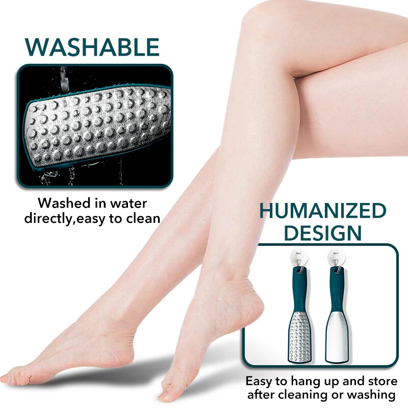Profesionalna rašpica za stopala od nehrđajućeg čelika Ribelica za pete za stopala Sredstvo za uklanjanje žuljeva Sredstvo za uklanjanje grube mrtve kože Alat za njegu stopala