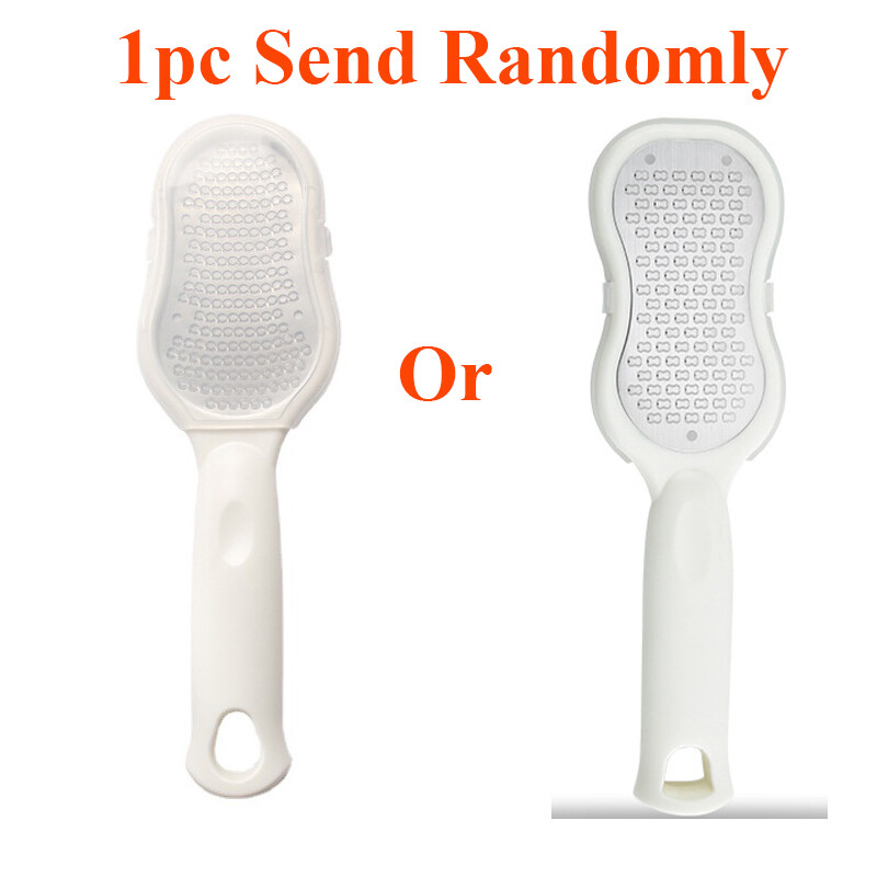 1 tk Professionaalne roostevabast terasest kalluseeemaldaja jalaviil kaabitsaga pediküüri tööriistad surnud naha eemaldamiseks kandadele Jalahooldustooted