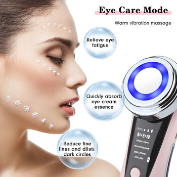 Multifuncional Facial Skin Care Massager, Massagem Facial Elétrica Dispositivo, Limpar Rosto Pele Rejuvenescimento, Levantament