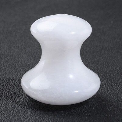 SPA Therapy Jade Roller Veido Liftingas Masažas Raukšlių Šalinimas Natūralus Rožinis Kvarcas Grybų Forma Veido Akupunktūra Gua Sha Priemonė