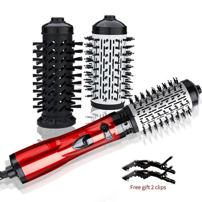 3 u 1 rotirajuća električna četka za ravnanje kose Uvijač za kosu Četka za sušilo za kosu Češalj s toplim zrakom Četke za kosu s negativnim ionima