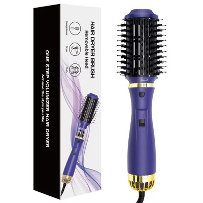 Četka s vrućim zrakom Sušilo za kosu od 1000 W Češalj Električno puhalo 3 u 1 kovrčavo glačalo One Step 3 zupčanika Valjak i pegla za oblikovanje