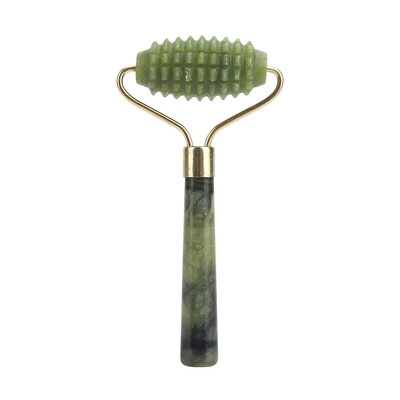 5 вида Xiu Yu Jade Roller Facial Ridged Roller Skin Massage Roller Инструменти за масаж на лице против стареене Бръчки Единична/двойна глава