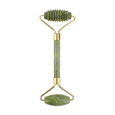 5 вида Xiu Yu Jade Roller Facial Ridged Roller Skin Massage Roller Инструменти за масаж на лице против стареене Бръчки Единична/двойна глава