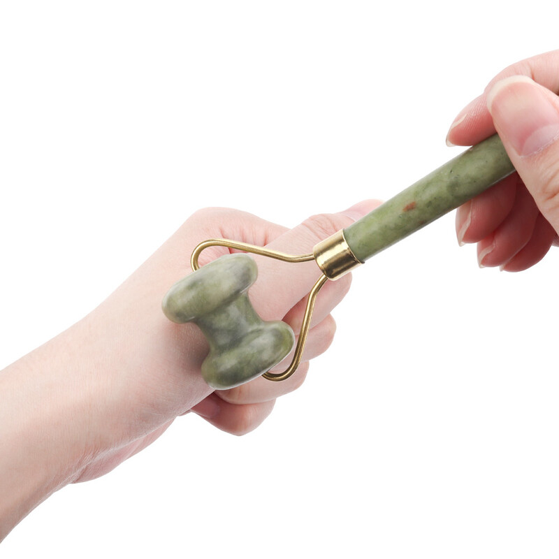 5 tipai Xiu Yu Jade Roller Veido Roller Roller Odos Masažo Roller Veido Masažo Priemonės Senėjimą stabdančios raukšlės viena/dvi galvutė