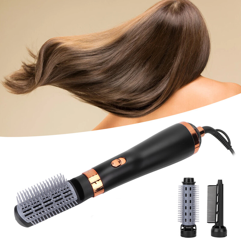 3v1 teplovzdušná kefa na fén proti obareniu 1000W na styling vlasov, kulmy, vyrovnávanie vlasov, kefa na fén, teplovzdušná kefa a styling