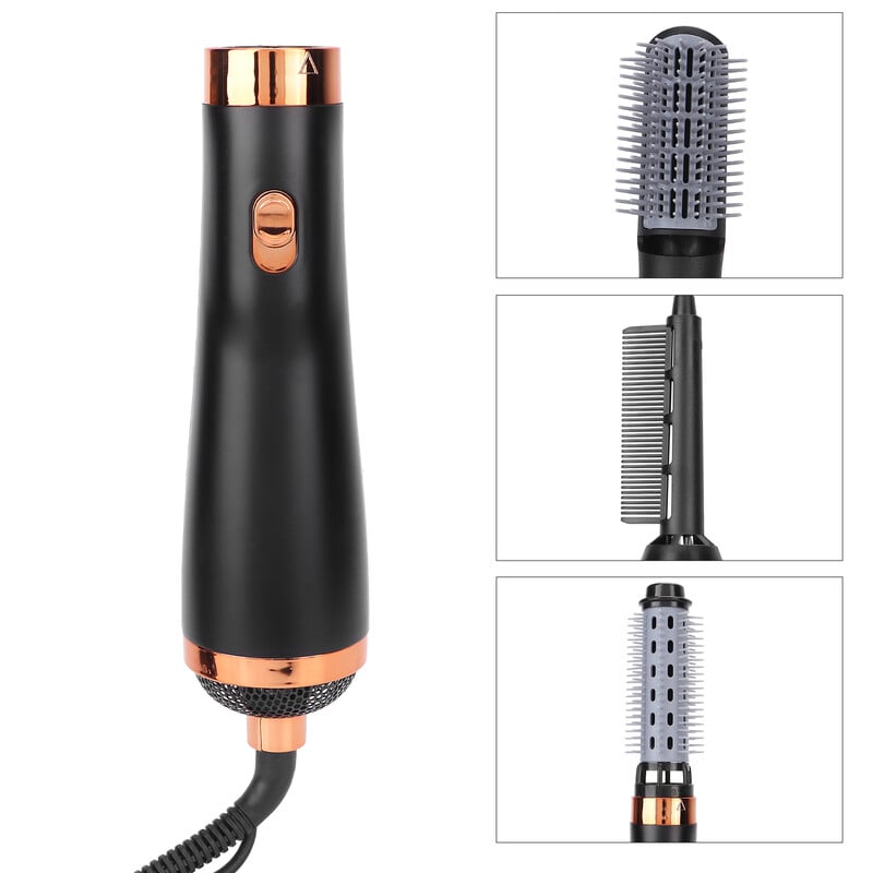 3v1 teplovzdušná kefa na fén proti obareniu 1000W na styling vlasov, kulmy, vyrovnávanie vlasov, kefa na fén, teplovzdušná kefa a styling