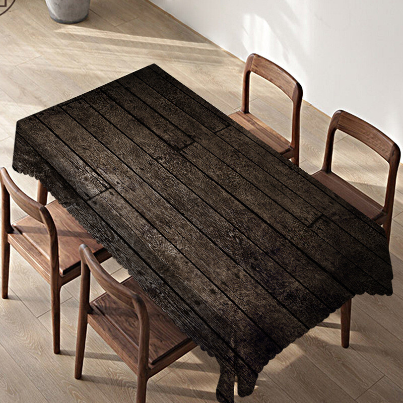 Față de masă din imitație de lemn pentru birou și masă impermeabilă și rezistentă la uzură