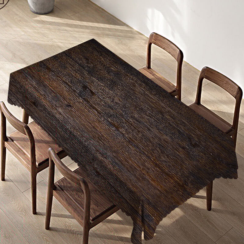 Față de masă din imitație de lemn pentru birou și masă impermeabilă și rezistentă la uzură