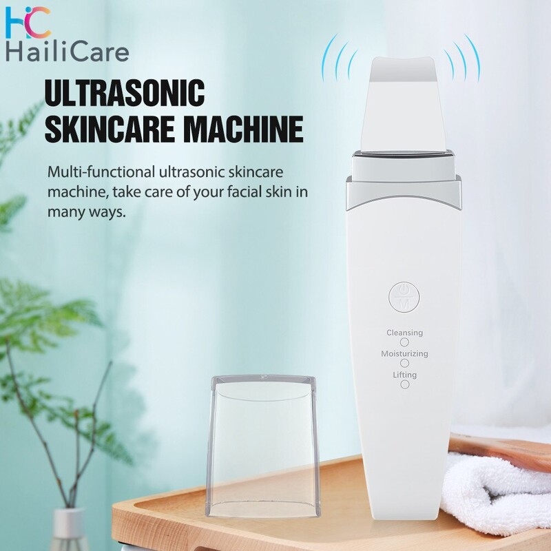 Hailicare Ultragarsinis šveitimo aparatas Skin Care Veido valiklis Inkštirų valymo prietaisas Ultragarsinis šveitiklis