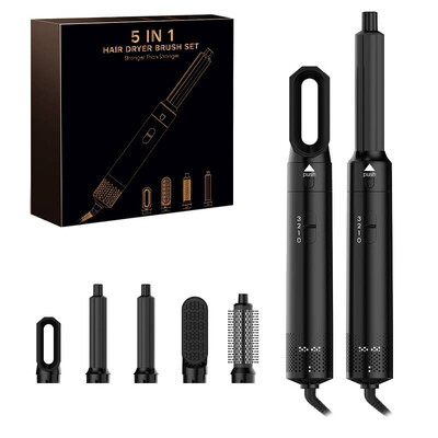 Νέο πιστολάκι μαλλιών Multi Hair Styler 5 σε 1 Σίδερο για μπούκλες ισιωτικό μαλλιών με βούρτσα μαλλιών Στεγνωτήρας μαλλιών για πιστολάκι μαλλιών Multi Styler