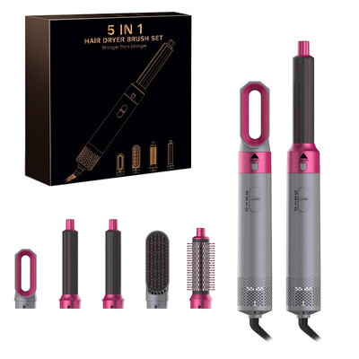 Νέο πιστολάκι μαλλιών Multi Hair Styler 5 σε 1 Σίδερο για μπούκλες ισιωτικό μαλλιών με βούρτσα μαλλιών Στεγνωτήρας μαλλιών για πιστολάκι μαλλιών Multi Styler