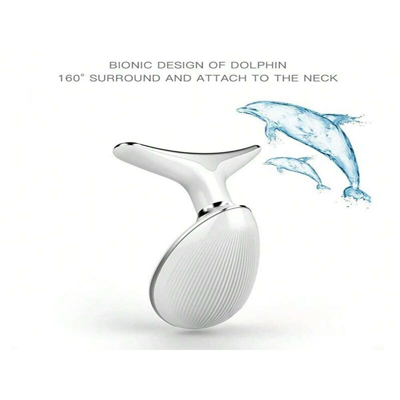 Raudonos šviesos terapija kaklui Veidui Grožio masažo įrankiai Dvigubo smakro vibracinis masažas skirtas odos priežiūrai