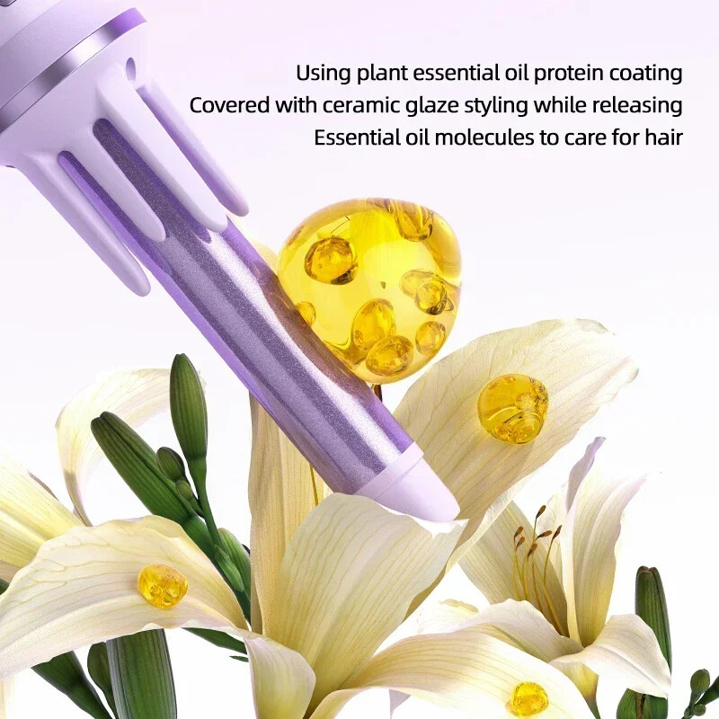 MinHuang 28/32mm automatinis plaukų suktukas didelės bangos garbanojimo žnyplės, reguliuojamos temperatūros anijonų greitai įkaistančios formavimo suktukai