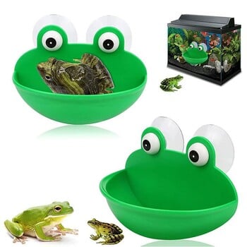 Frog Habitat Cute Frog Shaped on Wall-Mounted Tank Decor for Frog Cute Frog Terrarium Decor Fish Tank Tree Frog Habitat For