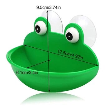 Frog Habitat Cute Frog Shaped on Wall-Mounted Tank Decor for Frog Cute Frog Terrarium Decor Fish Tank Tree Frog Habitat For